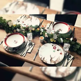 SELTMANN WEIDEN Life Christmas Kombiservice 30-tlg. weiß-braun