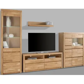 Home Affaire Wohnwand »Silkeborg« Set, 4 Stk. tlg., braun