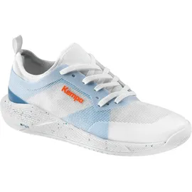 Kempa Kourtfly Sport-Schuhe, weiß/blau, 42.5