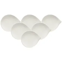 Villeroy & Boch Brotteller Flow ø 17,5 cm 6er Set weiß