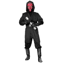 Rubie ́s Kostüm Star Wars Darth Maul Deluxe, Original lizenziertes Kostüm aus dem “Star Wars”-Universum schwarz L