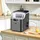 Homcom Eiswürfelmaschine 20kg/24h 2,3L Eiswürfelbereiter mit 3,2 L Wassetank -