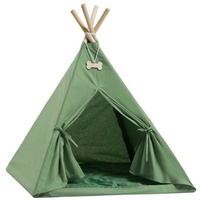 Rainbow Kids Tipi-Zelt Tipi für Hunde und Katzen / Haustierzelt Wäldchen, (2 tlg), vier Holzstangen zu je 110 cm Länge