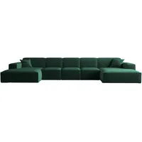 Fun Möbel Wohnlandschaft U-Form CELES PREMIUM XL in Stoff