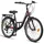 chillaxx Strada Premium 28 Zoll RH 48 cm Unisex schwarz/pink