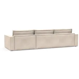 Innovation Living Eckcouch Polyester 2-Sitzer Weiß
