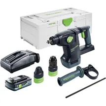 Festool KHC 18 EB-Basic Akku Kombihammer 18 V 2,6 J SDS-Plus Brushless + 1x Akku 4,0 Ah + Ladegerät + Systainer