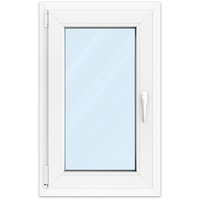 Fenster 50x80 cm, Kunststoff Profil aluplast IDEAL® 4000, Weiß, 500x800 mm, einteilig festverglast, 2-fach Verglasung, individuell konfigurieren