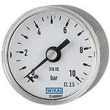 Riegler Manometer Ø40 mm, G 1/8 rückseitig, Messbereich 0 - 10 bar, V4A