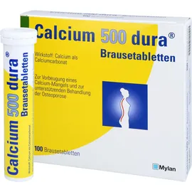MYLAN DURA GMBH Calcium 500 dura Brausetabletten 100 St.