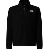 The North Face - Teen's Glacier 1/4 Zip Pullover - Fleecepullover Gr S schwarz