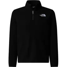 The North Face - Teen's Glacier 1/4 Zip Pullover - Fleecepullover Gr S schwarz
