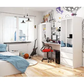 akord furniture factory AKORD B17 in der Farbe Weiß B120 x H79 x T50 cm - Weiß