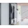 OTTO home Paris Garderobenschrank 190x50x35 Silber/Weiß