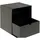 VCM Nachtschrank Joliet 30 x 25 x 30 cm Schwarz