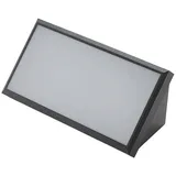 LINDBY Außenwandleuchte Kunststoff 13,8 cm 1 x 18 W LED schwarz