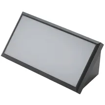 LINDBY Außenwandleuchte Kunststoff 13,8 cm 1 x 18 W LED schwarz