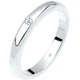 Diamore Elli DIAMONDS Ring Damen Solitär Klassiker mit Diamant (0.03 ct.) in 925 Sterling Silber
