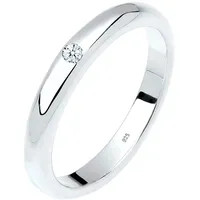 Diamore Elli DIAMONDS Ring Damen Solitär Klassiker mit Diamant (0.03 ct.) in 925 Sterling Silber
