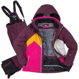 Killtec Skianzug Damen Skijacke + Skihose (lila/gelb, Gr. 38) lila 38