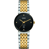 Rado Florence Classic Quarz 30mm Diamonds" R48913703" - schwarz,bicolor - 30mm