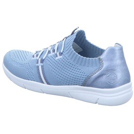 RIEKER Damen Sneaker L7462-12 blau Gr. 39