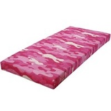 Bonellfederkernmatratze Military pink Liegefläche B/L: ca. 90x200 cm - pink