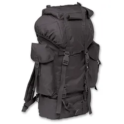 Brandit Nylon Rucksack, schwarz für Männer