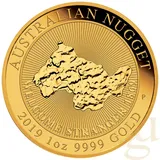 Perth Mint 1 Unze Goldmünze Australien Nugget - Welcome Stranger 2019