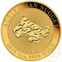 Perth Mint 1 Unze Goldmünze Australien Nugget - Welcome Stranger 2019