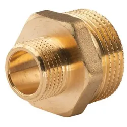 Messing Gewinde-Fitting Reduziernippel 1