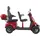 ECONELO E-Seniorenmobil Vista Quarter-1L 1000 Watt 4-Rad Komfort Sitz Grau/Rot