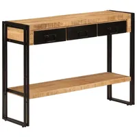 VidaXL Konsolentisch 110x30x76 cm Massivholz Mango