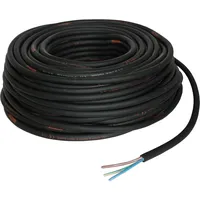 netbote24 TITANEX Gummischlauchleitung H07RN-F 3x2,5 3G2,5mm2 5-50m, Länge:15m - Schwarz