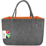 idea home Filztasche Shopper Groß orange