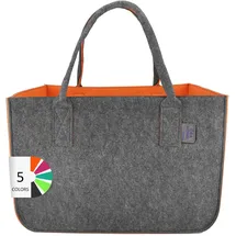 idea home Filztasche Shopper Groß orange