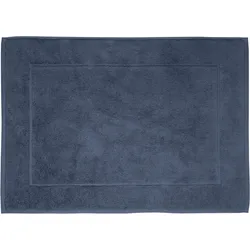 Badematte FRAMSOHN FROTTIER "Uni Basic Hotelmatte" Gr. 4, blau (tintenblau), H:11mm, Baumwolle, Badematten, große Farbpalette, Hergestellt in Österreich, Badezimmerteppich