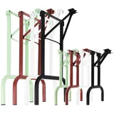 Natural Goods Berlin 2X Bankbeine Metall Weiß für Bierzeltgarnitur klappbar (43 cm x 23 cm) - Bankfüße für Bierbank - Bankkufen Outdoor Bierbankgarnitur - Bankgestell Garten, Terrasse & Camping