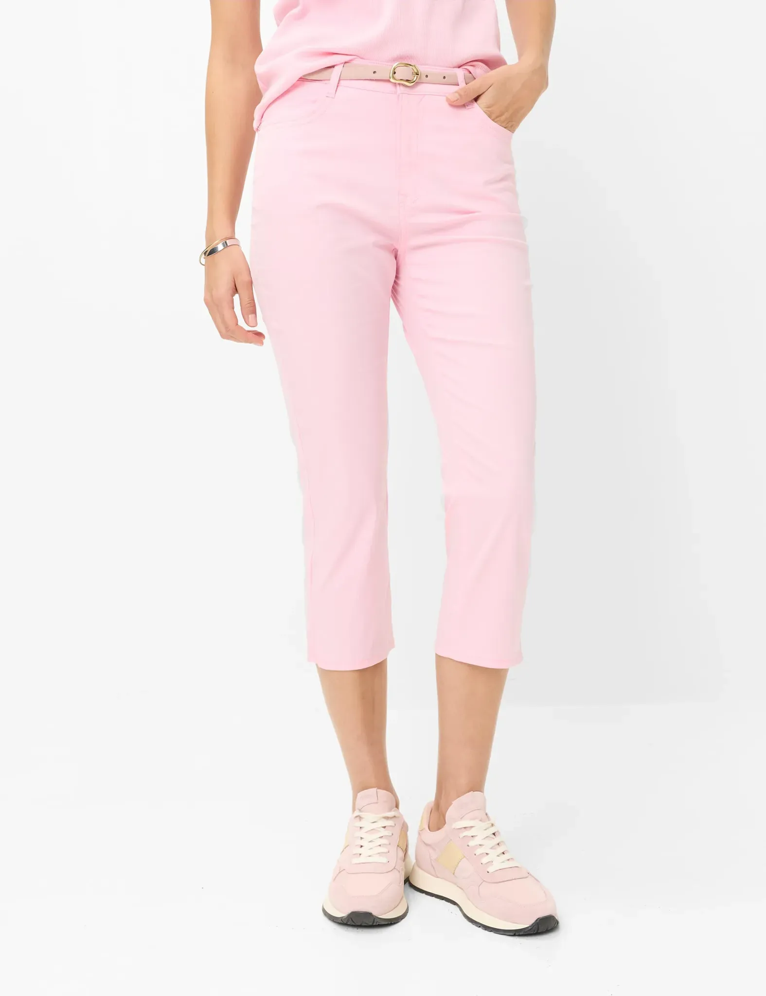 Brax Damen Caprihose Style MARY C CANDY PINK, Rosa, Gr. 42L