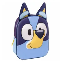 Bluey Kinderrucksack 3D Motiv Rucksack für Jungen & Mädchen | Gr.: onesize