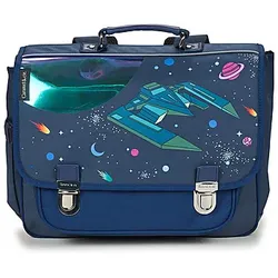 CARAMEL & CIE  Schultasche CARTABLE 38 CM COSMIC EXPEDITION  in Blau, Einheitsgrösse
