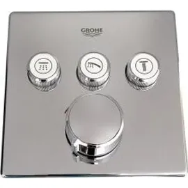 Grohe SmartControl Unterputzmischer, drei Absperrventile, eckige Rosette, 3 Verbraucher, chrom, 29149000