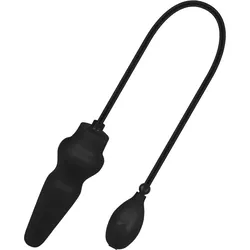 Aufblasbarer Analplug, 18,5 cm, schwarz