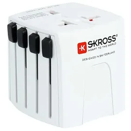 SKROSS Reiseadapter MUV USB Weiß