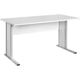 MÖBELPARTNER Schreibtisch Serie 4000 Lichtgrau