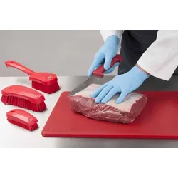 Stalgast Schneidebrett, HACCP, Farbe rot (Fleisch roh), 450 x 300 x 13 mm, glatt