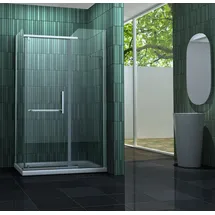 impex-bad ENCO 120 x 90 Glas Duschkabine Dusche Duschwand Duschabtrennung ohne Duschtasse