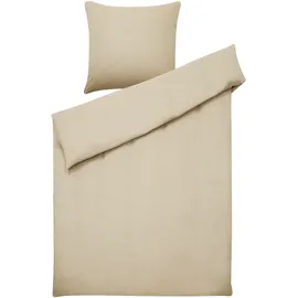 Beliani Bettwäsche, Beige