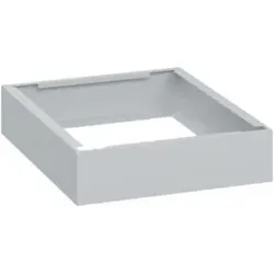 C+P auf 100mm hohem Sockel 100x400x500mm Sockelfarbe RAL 7035 Lichtgrau Material Unterbau Stahl