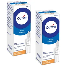 Otriven 0,05% Dosierspray ohne Konserv.Stoffe x2 2x10 ml